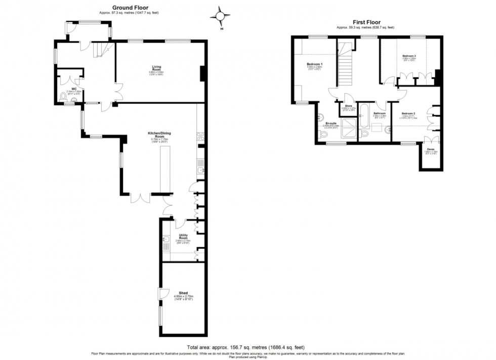 Floorplan for Leigh, Reigate, Surrey, RH2