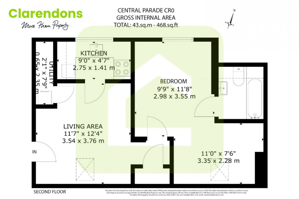 Floorplan for New Addington, Croydon, Surrey, CR0