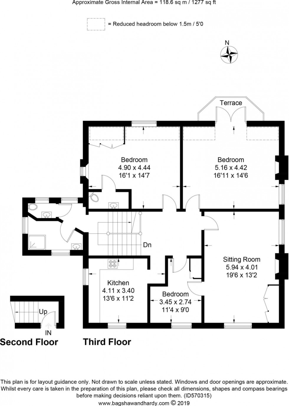 Floorplan for Redhill, Surrey