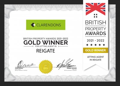 News: Clarendons Crowned Best Letting Agent in Reigate! 